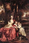 Sir Joshua Reynolds Lady Elizabeth Delme and her Children oil